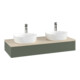 V&B Waschtischunterschrank mit Frontstruktur, mit Beleuchtung Antao 120x19x50cm, HL, WBP botti., le g. m Lac-3
