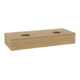 V&B Waschtischunterschrank mit Frontstruktur, mit Beleuchtung Antao 120x19x50cm, HL, WBP hon. Oa, hon. Oa-1
