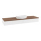 V&B Waschtischunterschrank mit Frontstruktur, mit Beleuchtung Antao 160x50cm, WBP-farbe w. wal, wh. m Lac-3