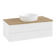 V&B Waschtischunterschrank ohne Frontstruktur -Beleuchtung Antao 100x36x50cm, WBP hon. Oa, wh. m Lac-3