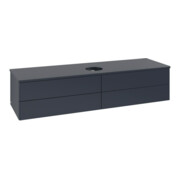V&B Waschtischunterschrank ohne Frontstruktur -Beleuchtung Antao 160x50cm, WBP-farbe Lac, md bl. m Lac