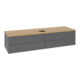 V&B Waschtischunterschrank ohne Frontstruktur -Beleuchtung Antao 160x50cm, WBP hon. Oa, Anthrac. m Lac-3