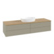V&B Waschtischunterschrank ohne Frontstruktur -Beleuchtung Antao 160x50cm, WBP hon. Oa, st. Gr m Lac-1