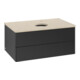V&B Waschtischunterschrank ohne Frontstruktur -Beleuchtung Antao 80x36x50cm, HL, WBP botti., bla m Lac-3