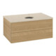 V&B Waschtischunterschrank ohne Frontstruktur -Beleuchtung Antao 80x36x50cm, HL, WBP botti., hon. Oa-3