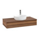 V&B Waschtischunterschrank ohne Frontstruktur, mit Beleuchtung Antao 100x19x50cm, WBP-farbe w. wal, w. walnut-1