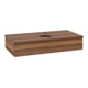 V&B Waschtischunterschrank ohne Frontstruktur, mit Beleuchtung Antao 100x19x50cm, WBP-farbe w. wal, w. walnut-3