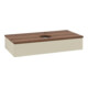 V&B Waschtischunterschrank ohne Frontstruktur, mit Beleuchtung Antao 100x19x50cm, WBP w. wal, si Gr m Lac-1