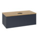 V&B Waschtischunterschrank ohne Frontstruktur, mit Beleuchtung Antao 100x36x50cm, WBP hon. Oa, md bl. m Lac-1