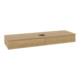 V&B Waschtischunterschrank ohne Frontstruktur, mit Beleuchtung Antao 160x50cm, WBP-farbe honey oak, honey oak-1