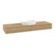 V&B Waschtischunterschrank ohne Frontstruktur, mit Beleuchtung Antao 160x50cm, WBP-farbe honey oak, honey oak-3