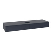 V&B Waschtischunterschrank ohne Frontstruktur, mit Beleuchtung Antao 160x50cm, WBP-farbe Lac, md bl. m Lac