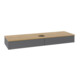 V&B Waschtischunterschrank ohne Frontstruktur, mit Beleuchtung Antao 160x50cm, WBP hon. Oa, Anthrac. m Lac-3