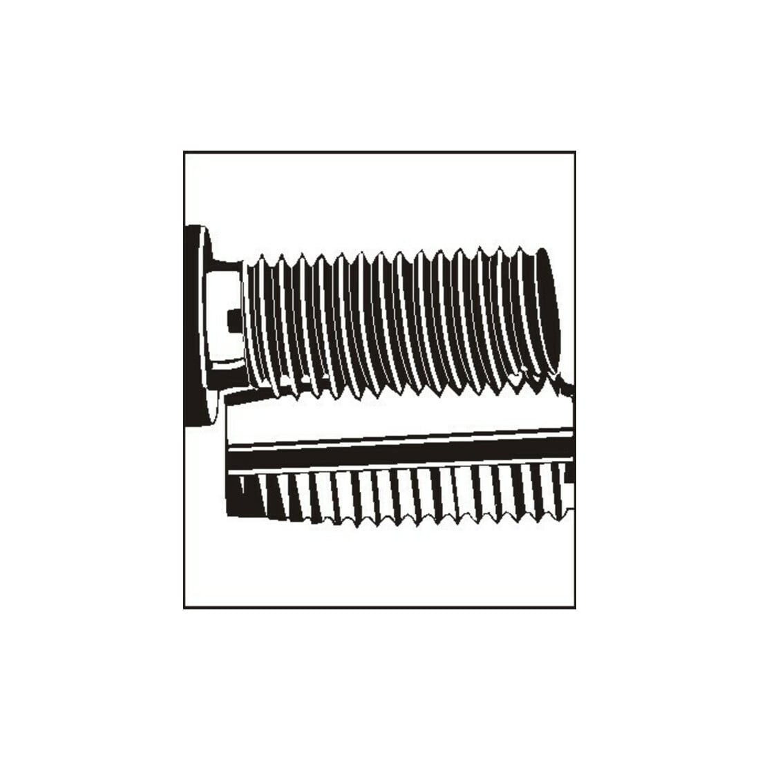 V-COIL Gewindeeinsatz Standard 1,5xD M16x2