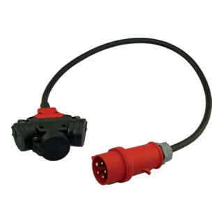 VA Althoff Dreifach-Verteiler IP44 1m H07RN-F5G2,5 CEE 16A