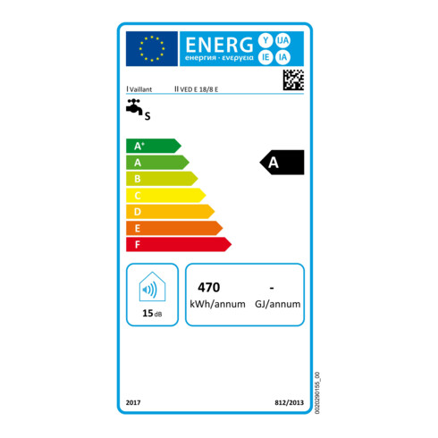 Vaillant Elektro-Durchlauferhitzer 18kW exclusive VED E 18/8