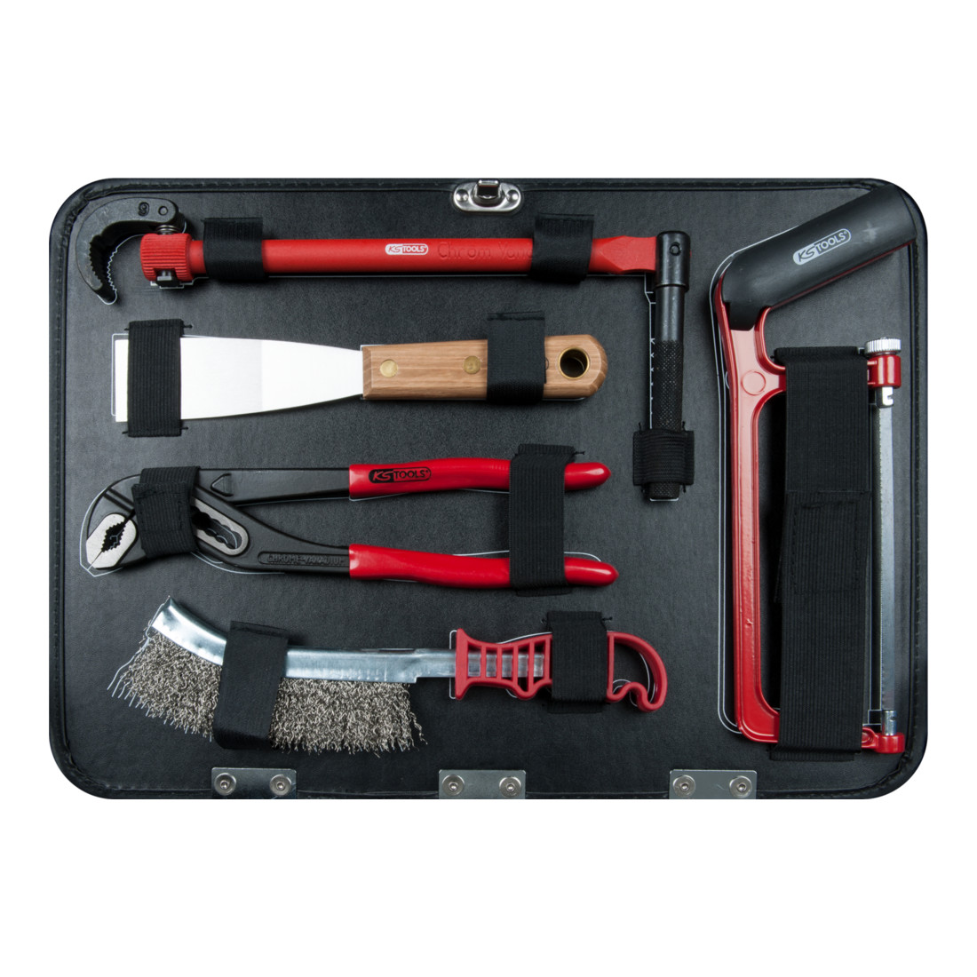 Valise à composition sanitaire KS Tools 1/4"+1/2", 95 pcs.