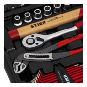 Valise à outils STIER avec assortiment de 60 outils-2