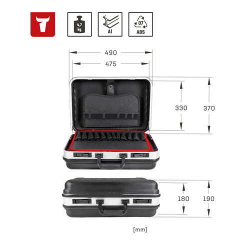 Valise à outils STIER Basic vide