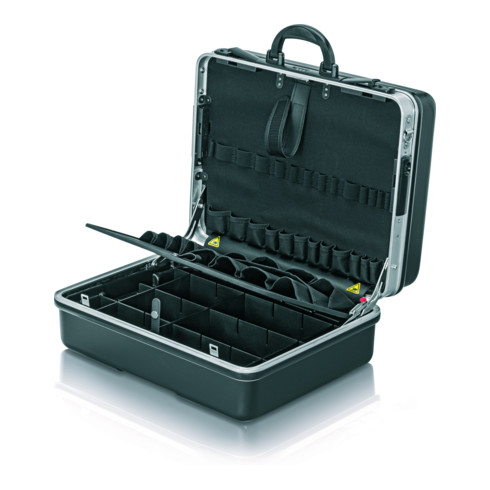 Valise rigide BIG Twin int.-l.445xP350xH105 + 105mm plastique ABS Alu KNIPEX