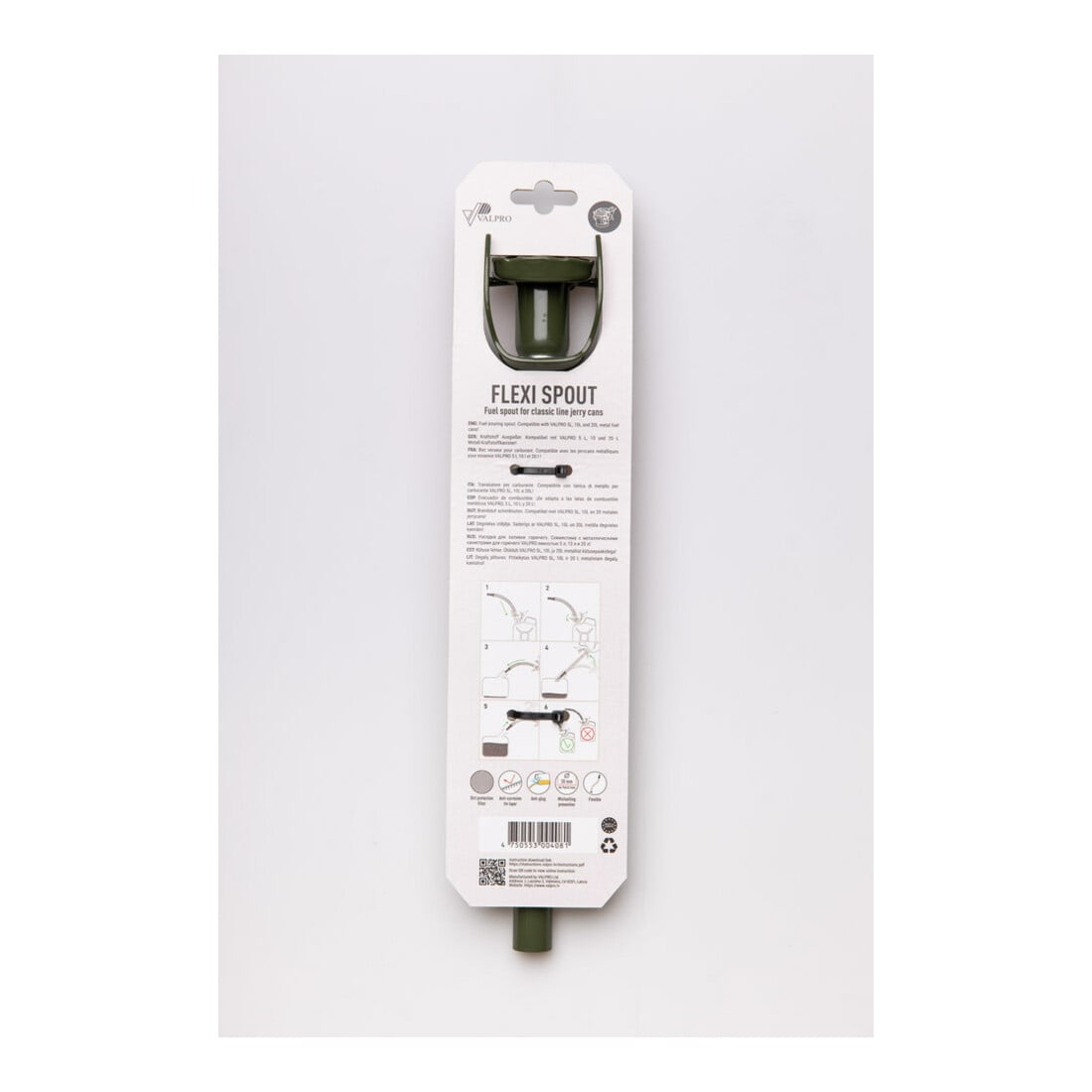 VALPRO Ausgießer - Benzin mit flexiblem Metallrohr für VALPRO CLASSIC