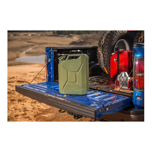 VALPRO Bidon à carburant en tôle d'acier contenance nominale 20l vert olive RAL 6003 Valpro