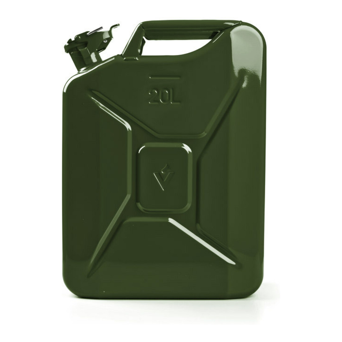 VALPRO Bidon à carburant en tôle d'acier contenance nominale 20l vert olive RAL 6003 Valpro