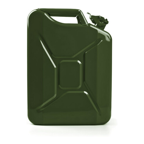 VALPRO Bidon à carburant en tôle d'acier contenance nominale 20l vert olive RAL 6003 Valpro