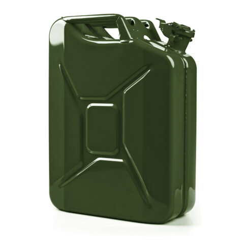 VALPRO Bidon à carburant en tôle d'acier contenance nominale 20l vert olive RAL 6003 Valpro