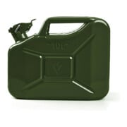 VALPRO Bidon carburant contenance 10 l vert olive RAL 6003 acier bleu L345×I165×P275 mm-2