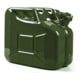 VALPRO Bidon carburant contenance 10 l vert olive RAL 6003 acier bleu L345×I165×P275 mm