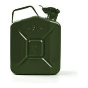 VALPRO Bidon de carburant 5 l vert olive RAL 6003 acier bleu L230×I120×P310 mm-4