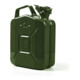 VALPRO Bidon de carburant 5 l vert olive RAL 6003 acier bleu L230×I120×P310 mm