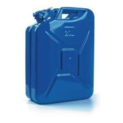 VALPRO Bidon de carburant contenance 20 l bleu signal RAL 5005 acier L345×I165×P470 mm