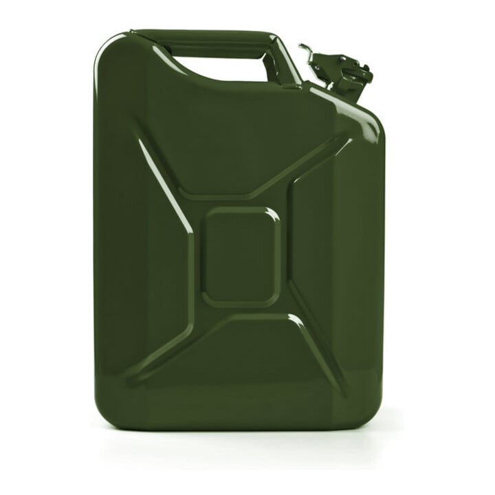 VALPRO Brandstoftank staalplaat inhoud 20 l olijfgroen RAL 6003 Valpro