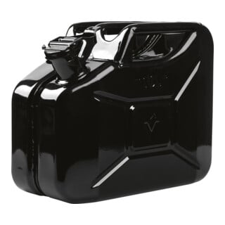 VALPRO Kraftstoffkanister Stahlblech 10l Schwarz RAL 9005