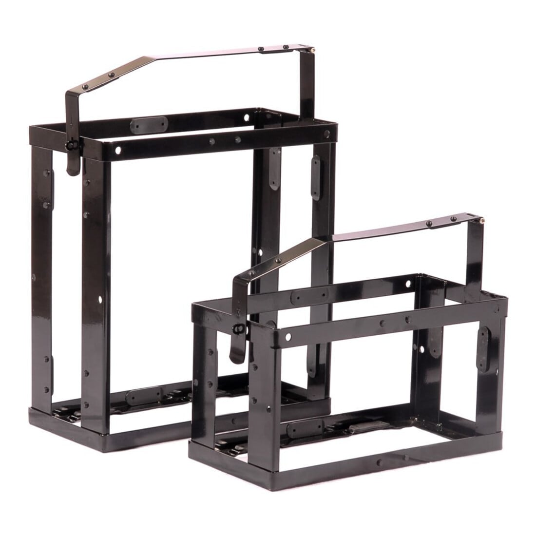 VALPRO Support de bidon L.377mm I.174mm H.293mm noir profond RAL 9005 2,17kg