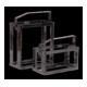 VALPRO Support pour bidon L.377mm I.174mm H.485mm Noir profond RAL 9005 2,87kg-1