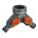 Vanne 2 voies GARDENA, pour robinets avec filetage 26,5 mm (G3/4)-1