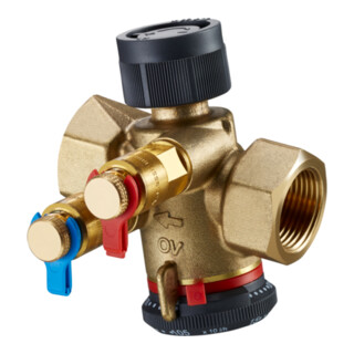 Vanne de régulation Oventrop Cocon QTZ avec vannes de mesure IG DN15 150-1050 l/h 1148704
