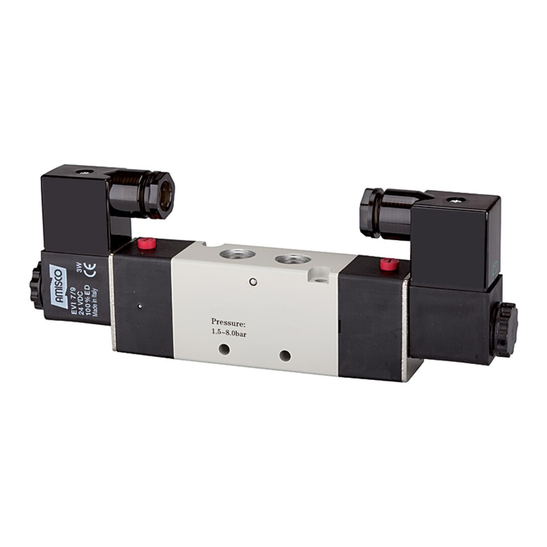 Vanne électropneumatique RIEGLER 5/2 voies 4V bistable G 1/4 24 V DC