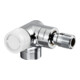 Vanne thermostatique OV E 1/2 coin gauche version acier inoxydable