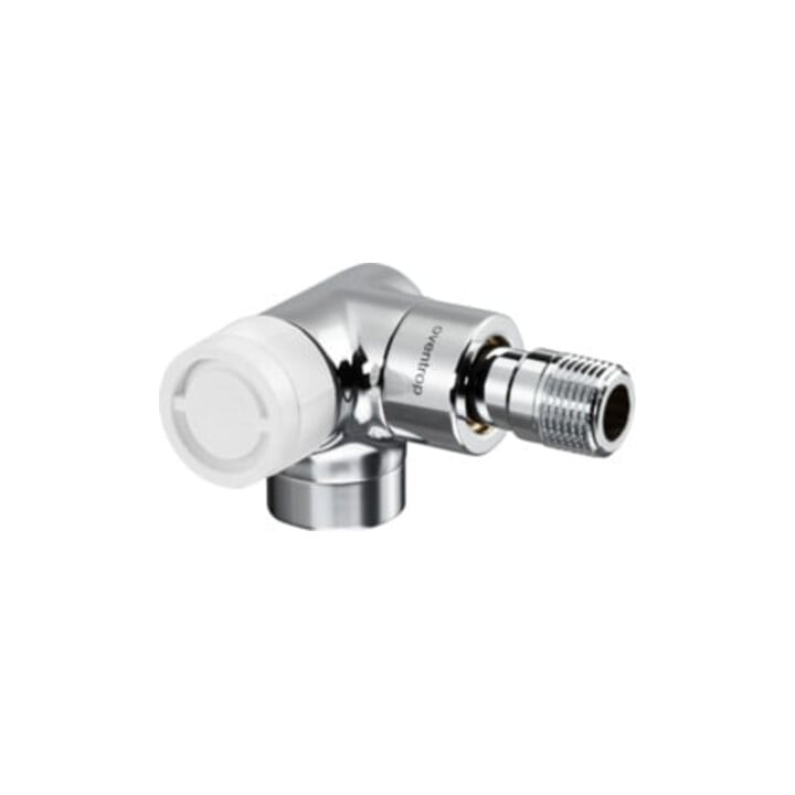 Vanne thermostatique OV E 1/2 coin gauche version acier inoxydable