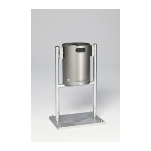 VAR Abfallsammelgerät Typ AG 02 Edelstahl 27 l