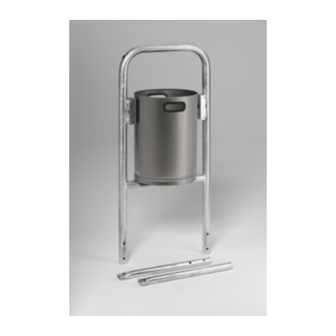 VAR Abfallsammelgerät Typ AG 05 Edelstahl 27 l