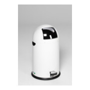 VAR Abfallsammler mit Fußpedal, weiß