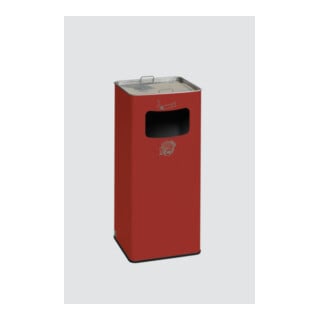 VAR Abfallsammler/Ascher B 32R rot 53,4 l