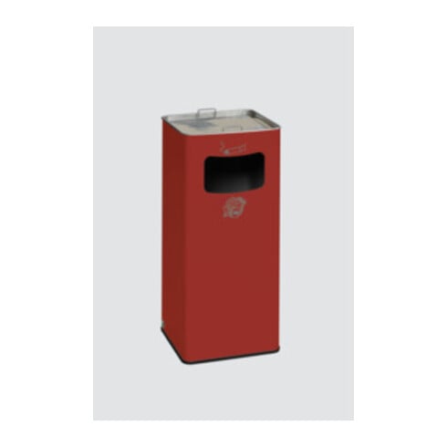 VAR Abfallsammler/Ascher B 32R rot 53,4 l