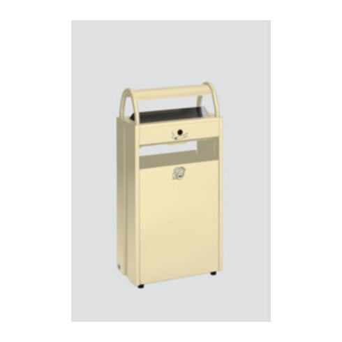 VAR Abfallsammler/Ascher B 48 elfenbein 9 l/60 l