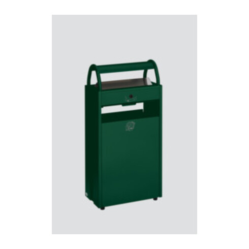 VAR Abfallsammler/Ascher B 48 moosgrün 9 l/60 l